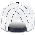 kepure-islenkta-balta-snapback-9fifty-a-frame-satin-pinstripe-new-york-yankees-mlb-new-era