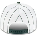 biala-i-zielona-czapka-z-zakrzywionym-daszkiem-snapback-9fifty-a-frame-satin-pinstripe-oakland-athletics-mlb-od-new-era
