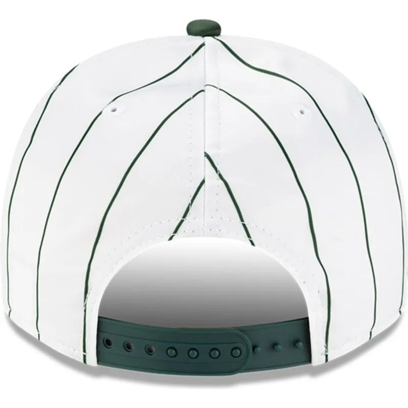 kepure-islenkta-balta-snapback-9fifty-a-frame-satin-pinstripe-oakland-athletics-mlb-new-era
