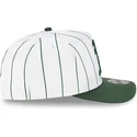 biala-i-zielona-zakrzywiona-czapka-snapback-9fifty-a-frame-satin-pinstripe-oakland-athletics-mlb-new-era