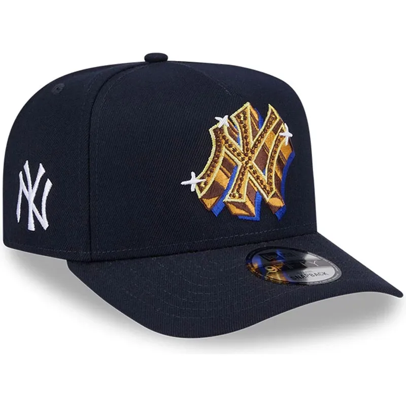 granatowa-czapka-z-zakrzywionym-daszkiem-snapback-9fifty-a-frame-emblem-new-york-yankees-mlb-new-era
