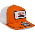 pomaranczowo-biala-czapka-z-zakrzywionym-daszkiem-snapback-19twenty-z-haftowana-naszywka-anaheim-ducks-nhl-od-new-era
