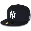 kepure-plokscia-tamsiai-melyna-priglundantis-59fifty-world-series-2009-side-patch-new-york-yankees-mlb-new-era