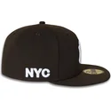 brazowa-dopasowana-czapka-z-daszkiem-59fifty-nyc-side-new-york-yankees-mlb-new-era