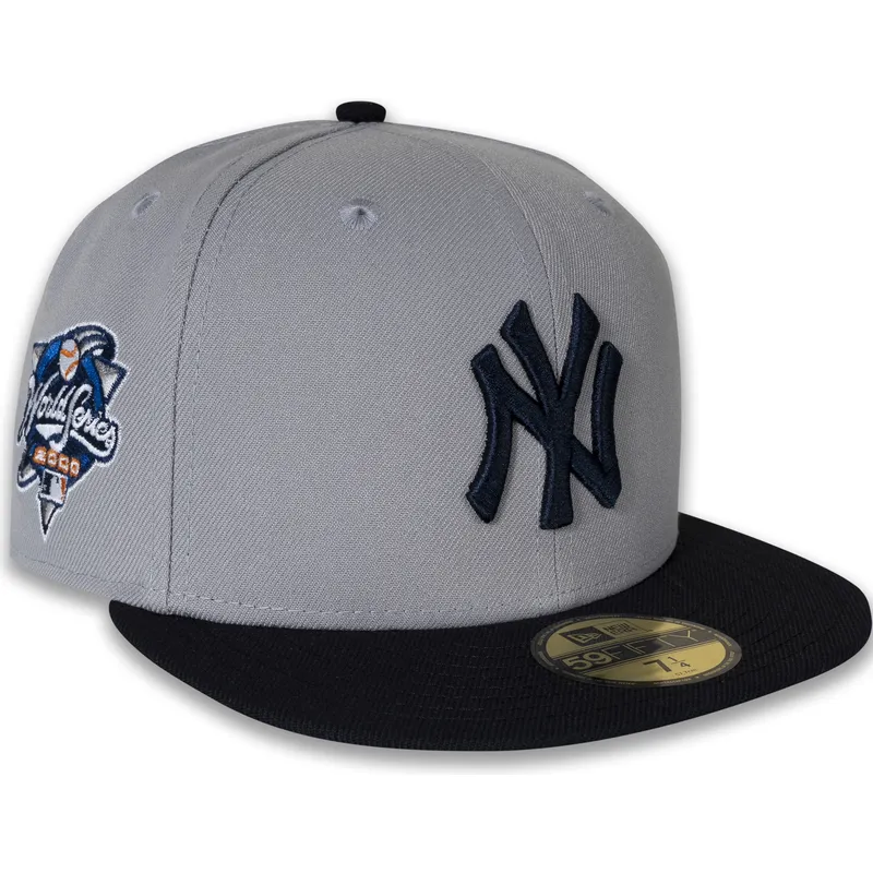 kepure-plokscia-pilka-priglundanti-59fifty-world-series-2000-side-patch-new-york-yankees-mlb-new-era