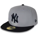 plaska-czapka-szaro-granatowa-dopasowana-59fifty-world-series-2000-side-patch-new-york-yankees-mlb-new-era