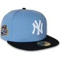 new-era-flat-brim-59fifty-world-series-2003-side-patch-new-york-yankees-mlb-blue-fitted-cap