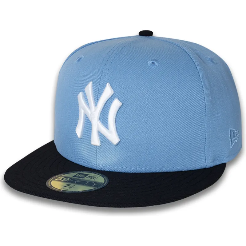 kepure-plokscia-melyna-priglundantis-59fifty-world-series-2003-side-patch-new-york-yankees-mlb-new-era