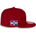 kepure-plokscia-raudona-priglundanti-59fifty-side-dominican-republic-new-york-yankees-mlb-new-era