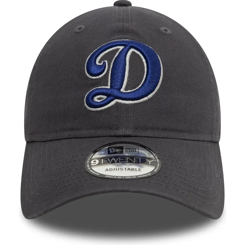 cap-islenkta-gray-adjustable-strap-9twenty-core-classic-los-angeles-dodgers-mlb-new-era