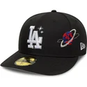 new-era-curved-brim-59fifty-planet-icon-los-angeles-dodgers-mlb-black-fitted-cap