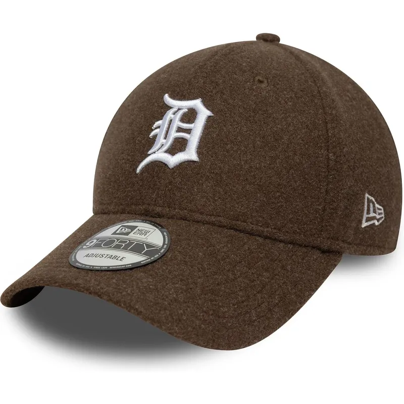 brazowa-czapka-z-zakrzywionym-daszkiem-snapback-9forty-melton-wool-detroit-tigers-mlb-new-era