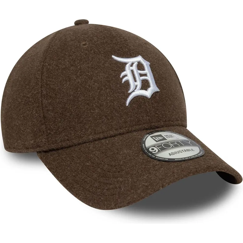 brazowa-czapka-z-zakrzywionym-daszkiem-snapback-9forty-melton-wool-detroit-tigers-mlb-new-era