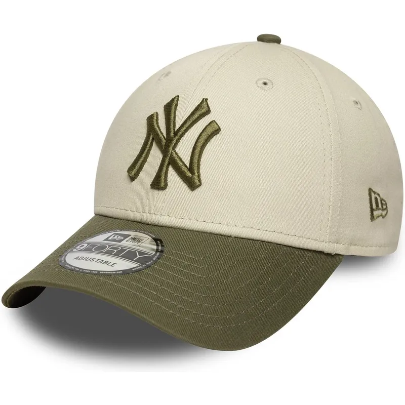 czapka-z-daszkiem-bezowo-zielona-regulowana-9forty-side-patch-new-york-yankees-mlb-new-era