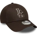 regulowana-brazowa-czapka-z-zakrzywionym-daszkiem-9forty-outline-los-angeles-dodgers-mlb-marki-new-era