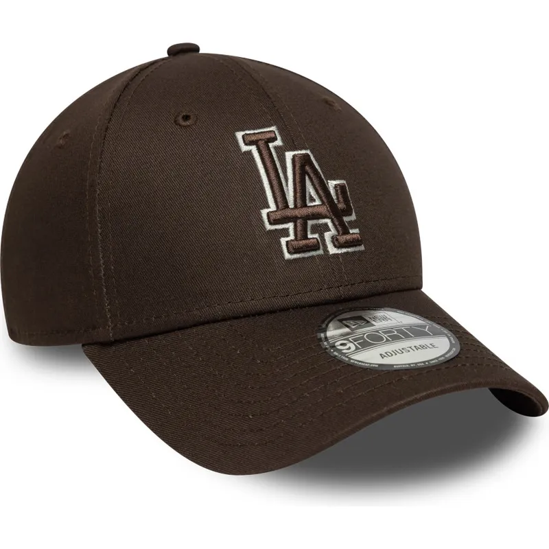 cap-islenkta-brown-adjustable-strap-9forty-outline-los-angeles-dodgers-mlb-new-era