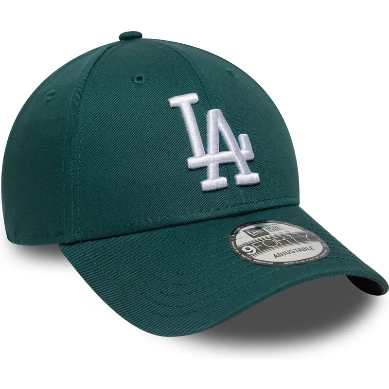 zielona-regulowana-czapka-z-daszkiem-9forty-league-essential-los-angeles-dodgers-mlb-new-era