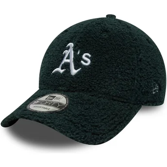 Kepurė išlenkta žalia reguliuojama juostelė 9FORTY Winter Borg Oakland Athletics MLB New Era