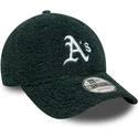 cap-islenkta-green-adjustable-strap-9forty-winter-borg-oakland-athletics-mlb-new-era
