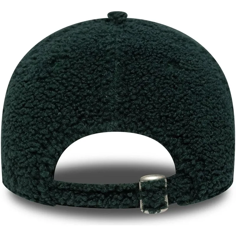 cap-islenkta-green-adjustable-strap-9forty-winter-borg-oakland-athletics-mlb-new-era