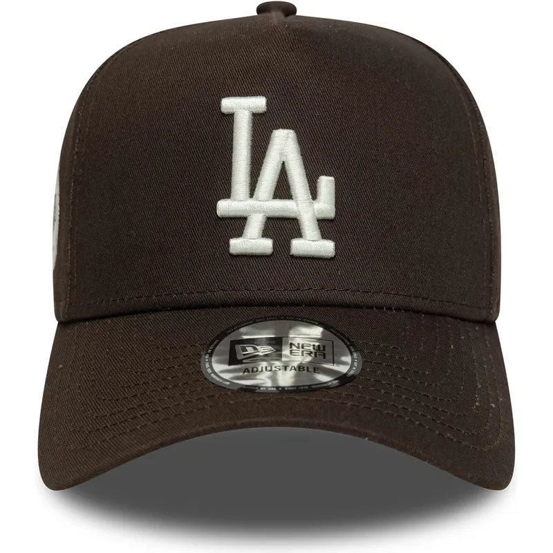 kepure-islenkta-ruda-snapback-9forty-e-frame-side-patch-los-angeles-dodgers-mlb-new-era