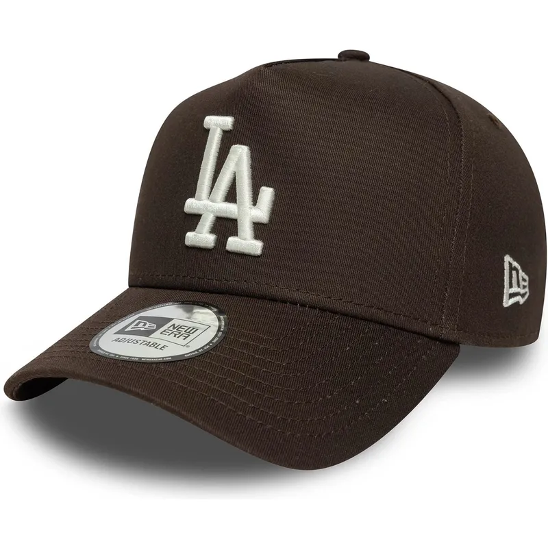 cap-islenkta-brown-snapback-9forty-e-frame-side-patch-los-angeles-dodgers-mlb-new-era