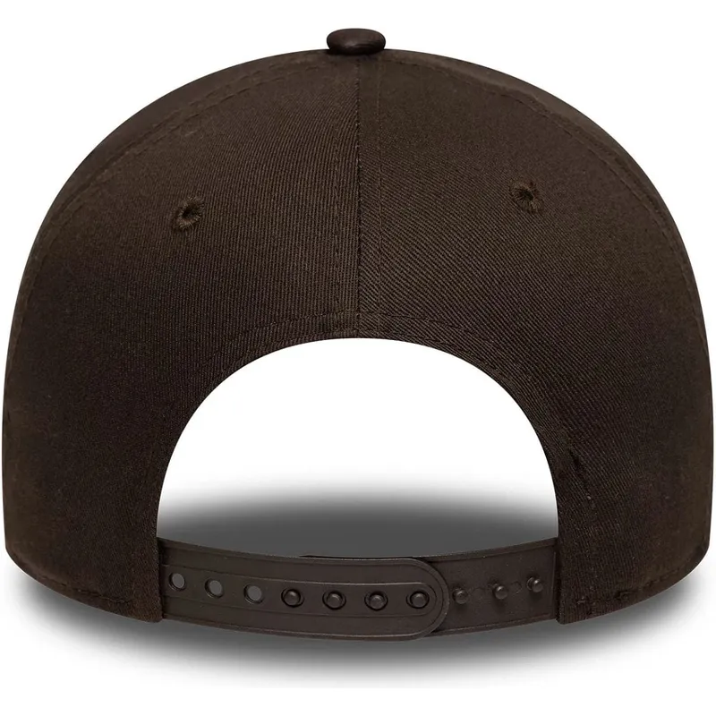 kepure-islenkta-ruda-snapback-9forty-e-frame-side-patch-los-angeles-dodgers-mlb-new-era