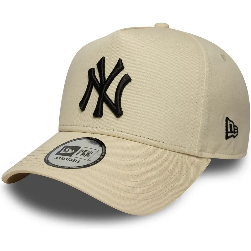 gorra-curva-beige-snapback-9forty-e-frame-side-patch-de-new-york-yankees-mlb-de-new-era