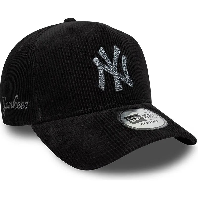 kepure-islenkta-juoda-reguliuojamas-9forty-e-frame-cord-new-york-yankees-mlb-new-era