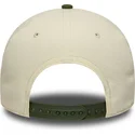 bezowo-zielona-czapka-z-daszkiem-snapback-9forty-e-frame-world-series-patch-los-angeles-dodgers-mlb-marki-new-era