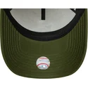 bezowo-zielona-czapka-z-daszkiem-snapback-9forty-e-frame-world-series-patch-los-angeles-dodgers-mlb-marki-new-era