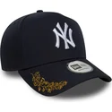 kepure-islenkta-tamsiai-melyna-snapback-9forty-e-frame-tonal-icon-new-york-yankees-mlb-new-era