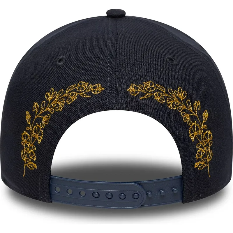 kepure-islenkta-tamsiai-melyna-snapback-9forty-e-frame-tonal-icon-new-york-yankees-mlb-new-era