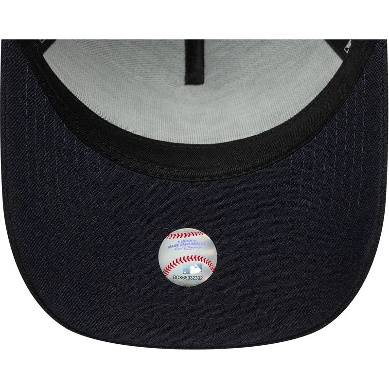 kepure-islenkta-tamsiai-melyna-snapback-9forty-e-frame-tonal-icon-new-york-yankees-mlb-new-era