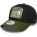czarna-i-zielona-zakrzywiona-czapka-snapback-9forty-e-frame-camo-patch-marki-new-era