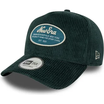 Zielona czapka z zakrzywionym daszkiem snapback 9FORTY E Frame Patch Cord od New Era