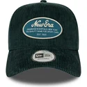 new-era-curved-brim-9forty-e-frame-patch-cord-green-snapback-cap