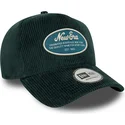 new-era-curved-brim-9forty-e-frame-patch-cord-green-snapback-cap