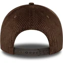 brazowa-czapka-z-zakrzywionym-daszkiem-snapback-9forty-e-frame-patch-cord-marki-new-era