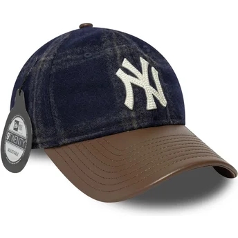 Cap išlenkta multicolor adjustable strap 9TWENTY Img Loden Leather New York Yankees MLB New Era