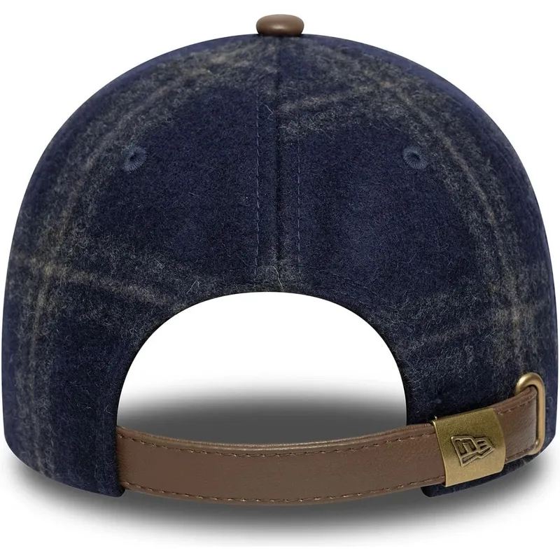 cap-islenkta-multicolor-adjustable-strap-9twenty-img-loden-leather-new-york-yankees-mlb-new-era