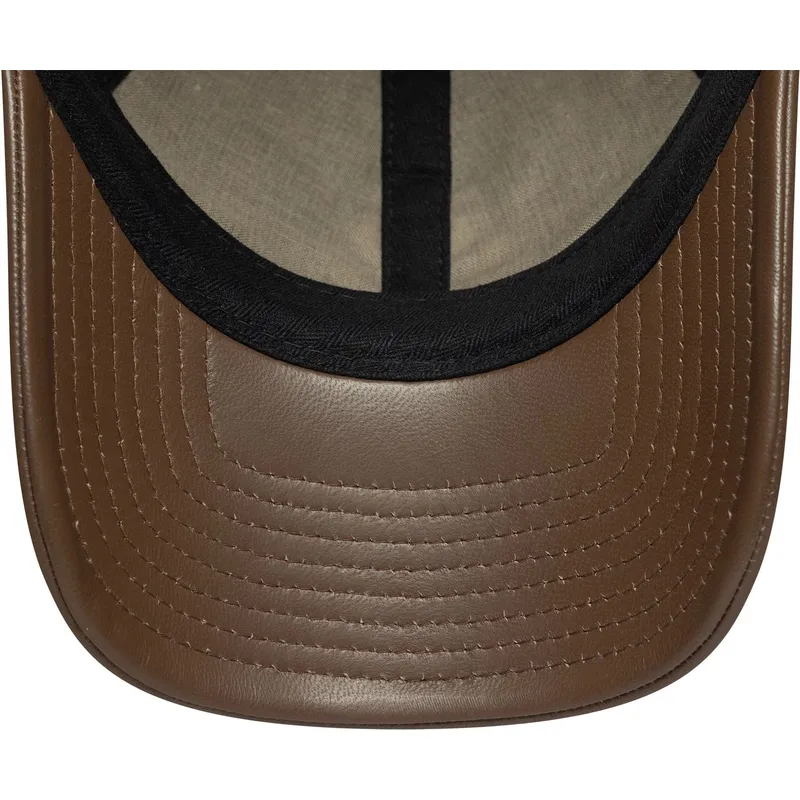 cap-islenkta-multicolor-adjustable-strap-9twenty-img-loden-leather-new-york-yankees-mlb-new-era
