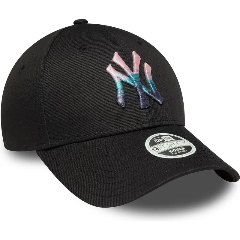 kepure-islenkta-juoda-reguliuojamas-9forty-metallic-new-york-yankees-mlb-new-era