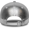kepure-islenkta-sidabrinis-reguliuojamas-plateada-9forty-metallic-new-york-yankees-mlb-new-era
