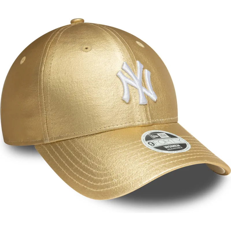 kepure-islenkta-auksine-reguliuojamas-dorada-9forty-metallic-new-york-yankees-mlb-new-era