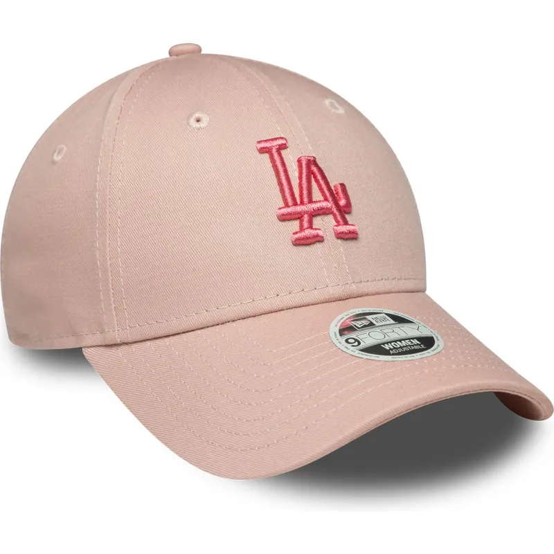 kepure-islenkta-rozine-reguliuojamas-9forty-league-essential-los-angeles-dodgers-mlb-new-era