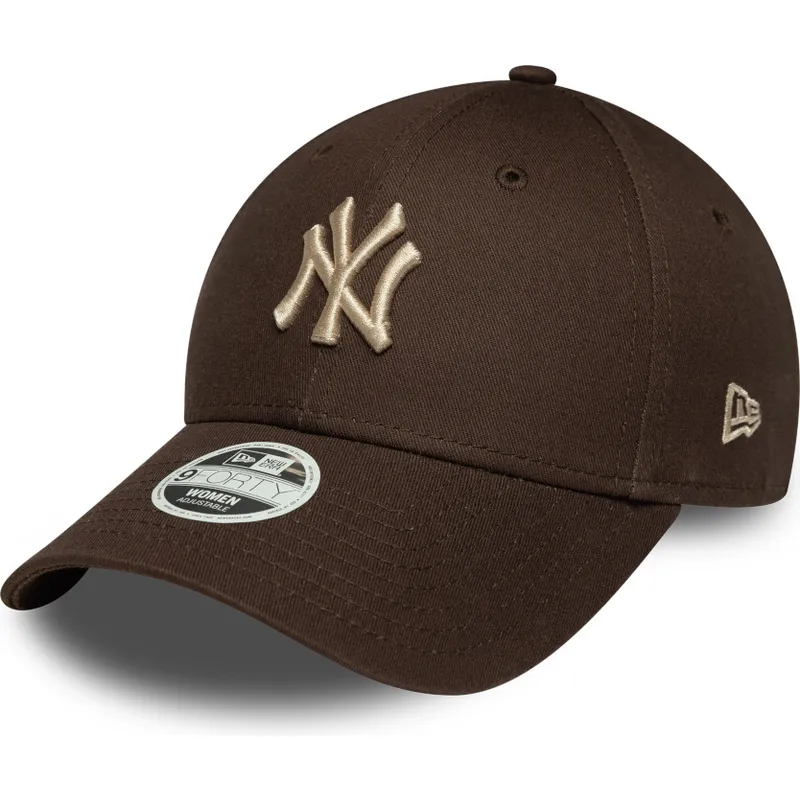 kepure-islenkta-ruda-reguliuojama-juostele-9forty-league-essential-new-york-yankees-mlb-new-era