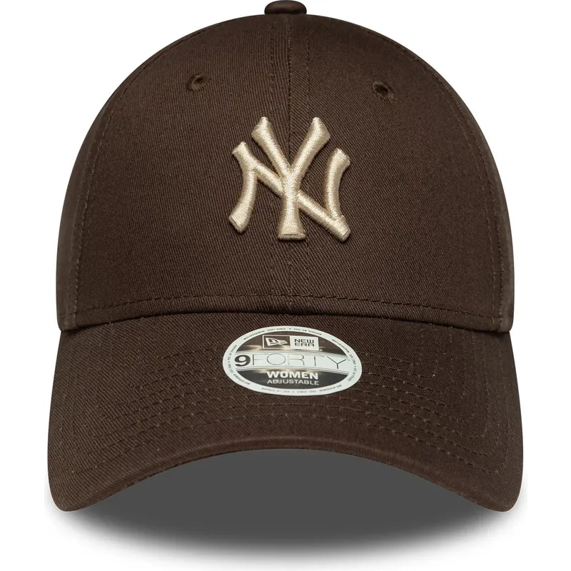 cap-islenkta-brown-adjustable-strap-9forty-league-essential-new-york-yankees-mlb-new-era