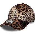 kepure-islenkta-leopardinis-reguliuojamas-9forty-leo-velour-new-york-yankees-mlb-new-era