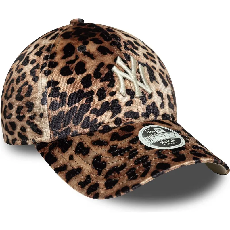 kepure-islenkta-leopardinis-reguliuojamas-9forty-leo-velour-new-york-yankees-mlb-new-era